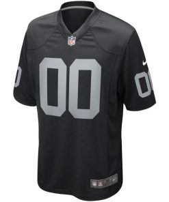 Alternative view of Jim Otto Las Vegas Raiders Nike Game Retired Player Jersey - Black