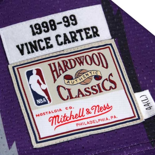 Vince Carter Toronto Raptors 1998/99 Throwback Authentic Jersey - Purple - Image 7