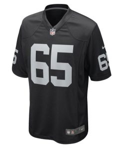 Alternative view of Hroniss Grasu Las Vegas Raiders Nike Game Player Jersey - Black
