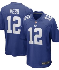 Davis Webb New York Giants Nike Game Player Jersey - Royal