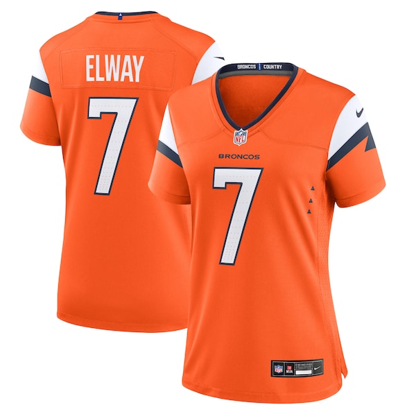 John Elway Denver Broncos Nike Women's Retired Player Game Jersey - Orange - Image 2