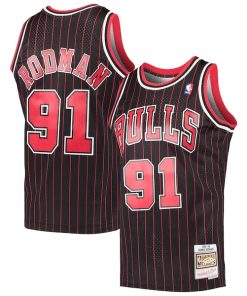 Dennis Rodman Chicago Bulls  Hardwood Classics Swingman Jersey - Black