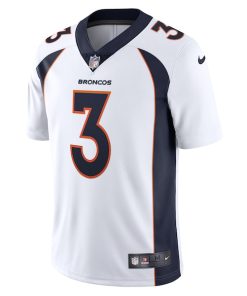 Alternative view of Russell Wilson Denver Broncos Nike Team Vapor Limited Jersey - White