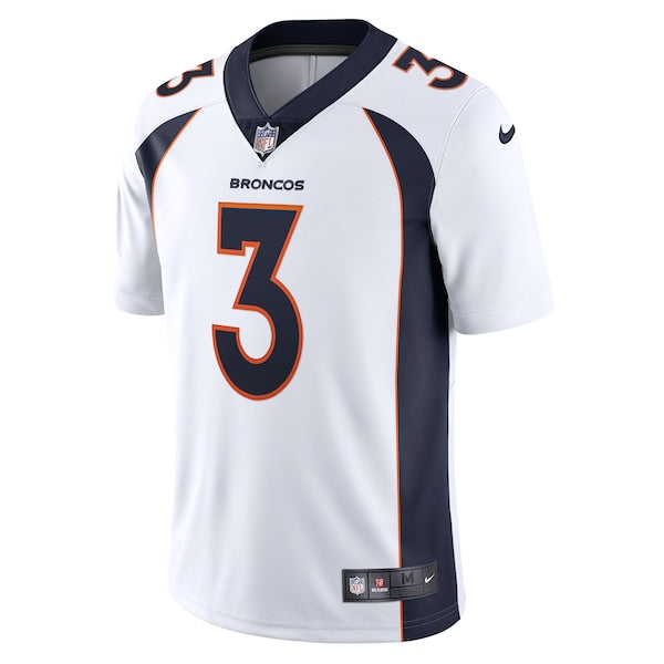 Russell Wilson Denver Broncos Nike Team Vapor Limited Jersey - White - Image 2