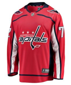 Alternative view of Anthony Beauvillier Washington Capitals  Home Breakaway Jersey - Red