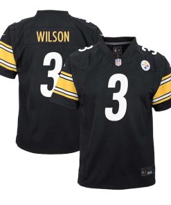 Russell Wilson Pittsburgh Steelers Nike Youth Team Player Game Jersey - Black
