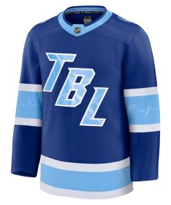 Alternative view of Tampa Bay Lightning  2026 NHL Stadium Series Premium Jersey - Blue