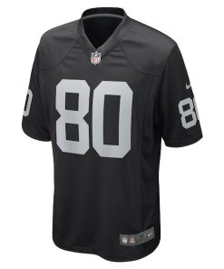Alternative view of Jesper Horsted Las Vegas Raiders Nike Game Player Jersey - Black