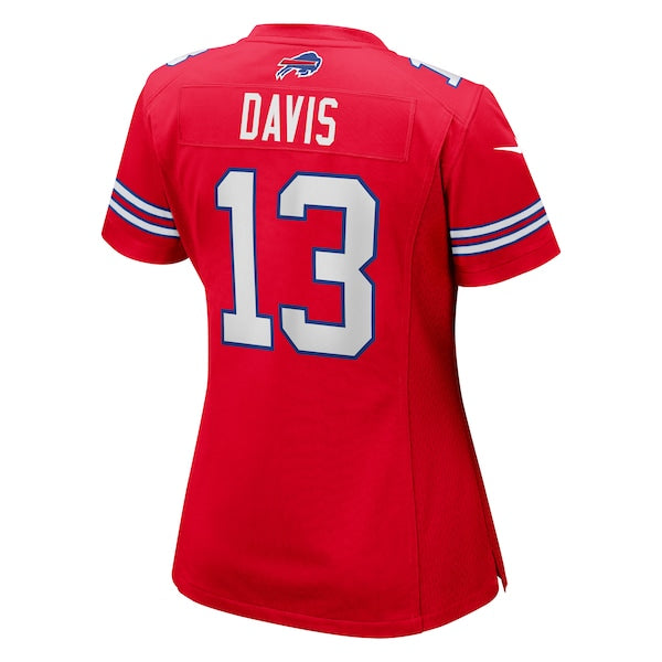Gabe Davis Buffalo Bills Nike Women's Player Jersey - Red - Image 3