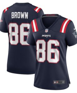 Pharaoh Brown New England Patriots Nike Women's Team Game Jersey -  Navy