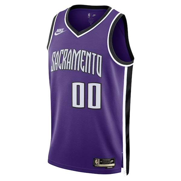 Sacramento Kings Nike Unisex Adult Swingman Custom Jersey - Classic Edition - Purple - Image 2