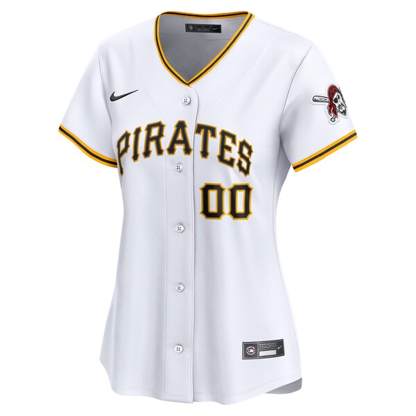 Pittsburgh Pirates Nike Women's Home Limited Custom Jersey - White - Image 2