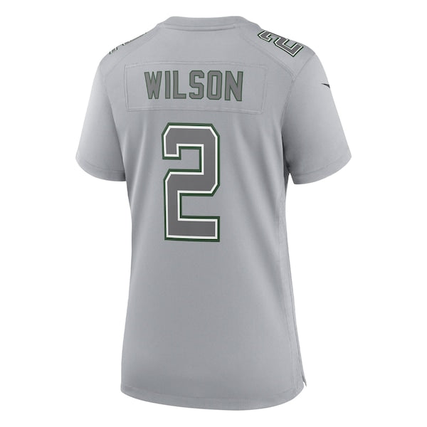 Zach Wilson New York Jets Nike Women's Atmosphere Fashion Game Jersey - Gray - Image 3