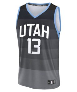 Alternative view of Walter Clayton Jr. Utah Jazz  2025/26 City Edition Fast Break Jersey - Black