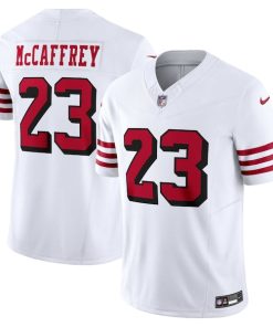Christian McCaffrey San Francisco 49ers Nike Vapor F.U.S.E. Limited 2nd Alternate Jersey - White