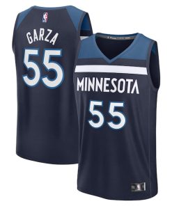 Luka Garza Minnesota Timberwolves  Fast Break Replica Player Jersey - Icon Edition - Navy