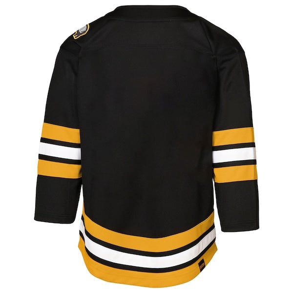 Boston Bruins Preschool Home Replica Jersey - Black - Image 3