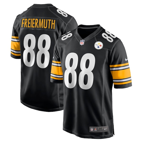 Pat Freiermuth Pittsburgh Steelers Nike Game Jersey - Black/White - Image 2
