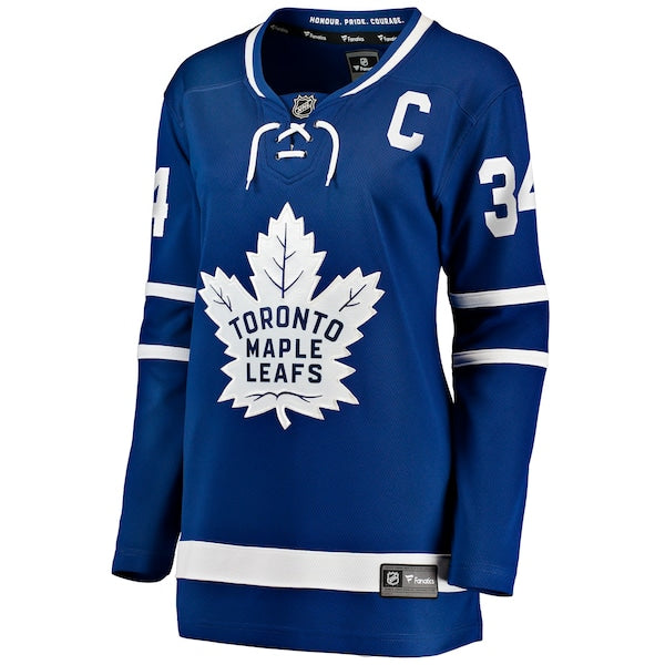 Auston Matthews Toronto Maple Leafs Women's Captain Patch Home Breakaway Player Jersey - Blue - Image 2