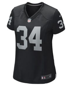 Alternative view of Bo Jackson Las Vegas Raiders Nike Women's Game Retired Player Jersey - Black