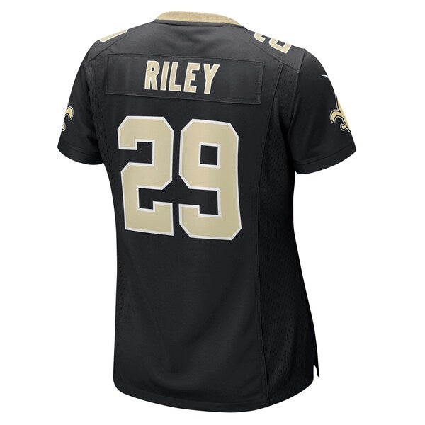 Quincy Riley New Orleans Saints Nike Women's Team Game Jersey - Black - Image 3