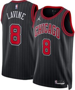Zach LaVine Chicago Bulls Jordan Brand Unisex Swingman Jersey - Statement Edition - Black
