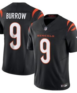 Joe Burrow Cincinnati Bengals Nike Vapor F.U.S.E. Limited Jersey - Black/White/Orange
