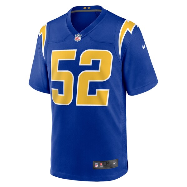 Khalil Mack Los Angeles Chargers Nike Alternate Game Jersey - Royal/Navy/White - Image 3