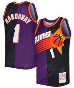 Penny Hardaway Phoenix Suns Hardwood Classics 1999/00 Split Swingman Jersey - Purple/Black