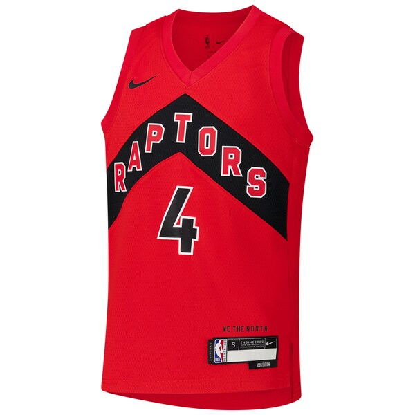 Scottie Barnes Toronto Raptors Nike Youth Swingman Jersey - Icon Edition - Red - Image 2