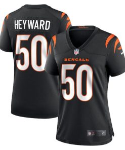 Shaka Heyward Cincinnati Bengals Nike Women's Team Game Jersey -  Black