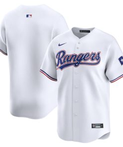 Texas Rangers Nike Home Limited Jersey - White