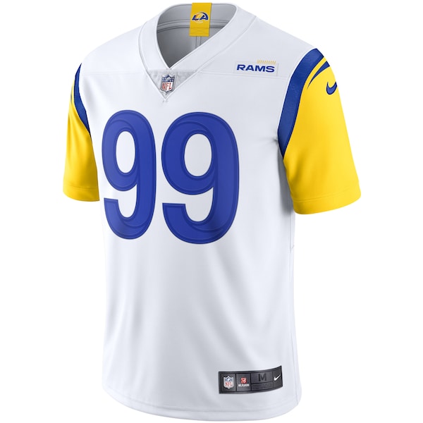 Aaron Donald Los Angeles Rams Nike Alternate Vapor Limited Jersey - White/Royal - Image 3