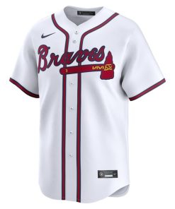 Alternative view of John Smoltz Atlanta Braves Nike Home Limited Player Jersey - White