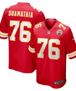 Kingsley Suamataia Kansas City Chiefs Nike  Game Jersey -  Red