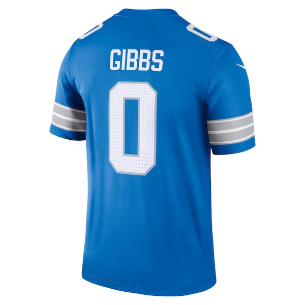 Jahmyr Gibbs Detroit Lions Nike Team Legend Jersey - Blue/Black - Image 4