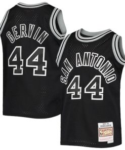 George Gervin San Antonio Spurs Youth 1978/79 Hardwood Classics Swingman Jersey - Black