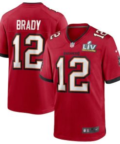 Tom Brady Tampa Bay Buccaneers Nike Super Bowl LV Bound Game Jersey - Red