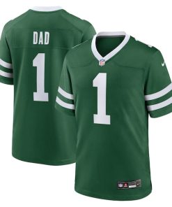 New York Jets Nike #1 Dad Game Jersey - Legacy Green