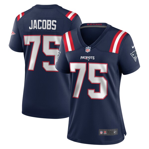 Demontrey Jacobs New England Patriots Nike Women's Game Jersey - Navy - Image 2