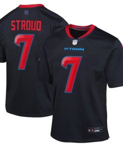 C.J. Stroud Houston Texans Nike Youth 2nd Alternate Game Jersey - Navy/Red