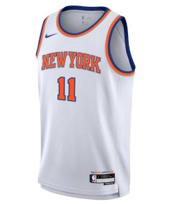 Alternative view of Jalen Brunson New York Knicks Nike Youth Association Swingman Jersey - White