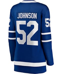 Alternative view of Reese Johnson Toronto Maple Leafs  Women's Home Breakaway Player Jersey - Blue