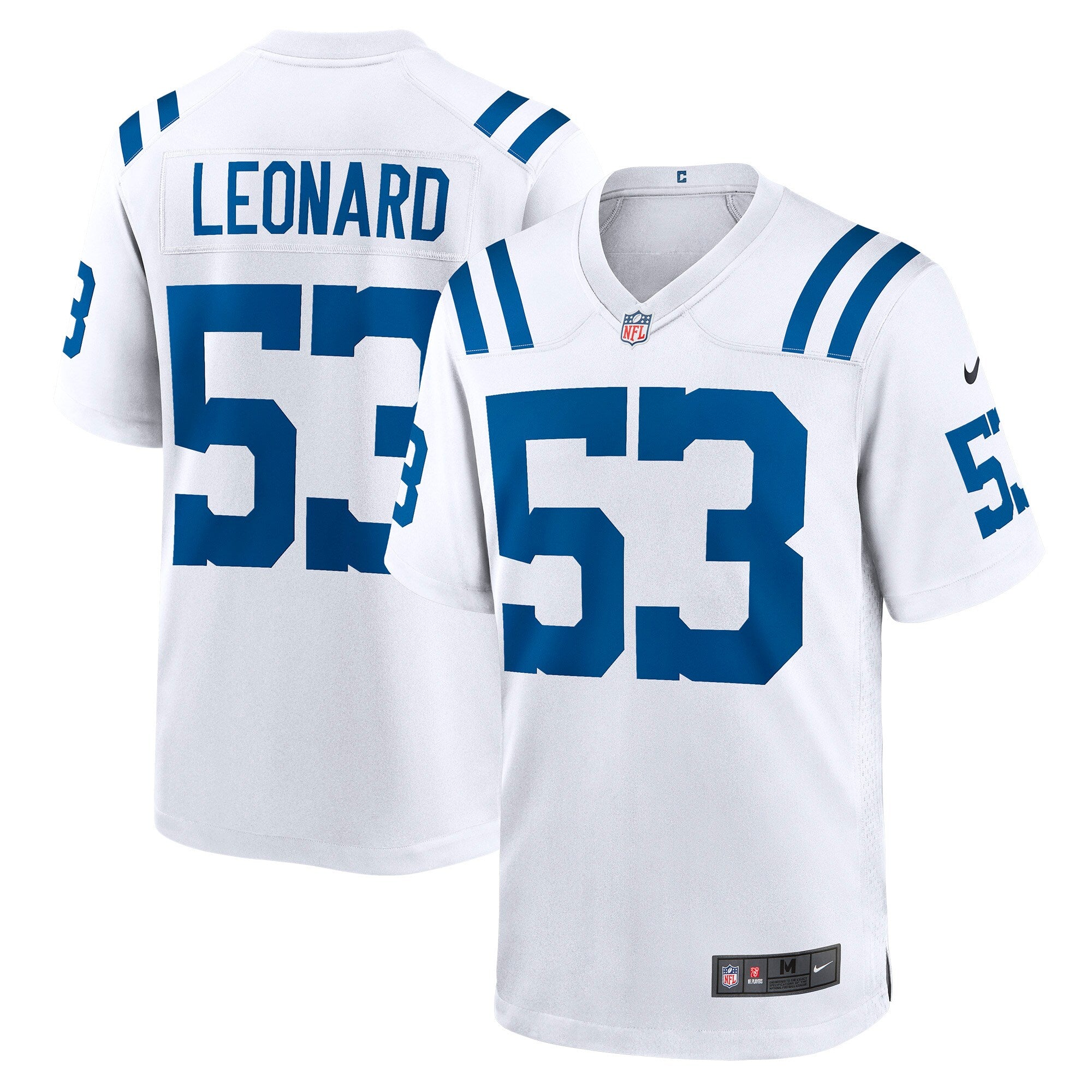 Shaquille Leonard Indianapolis Colts Nike Game Jersey - Royal/White - Image 5