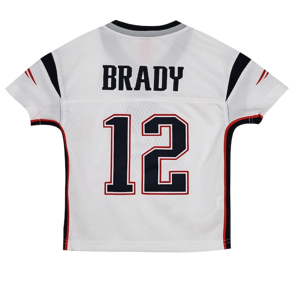 Tom Brady New England Patriots Preschool 2000 Legacy Replica Jersey - White - Image 5