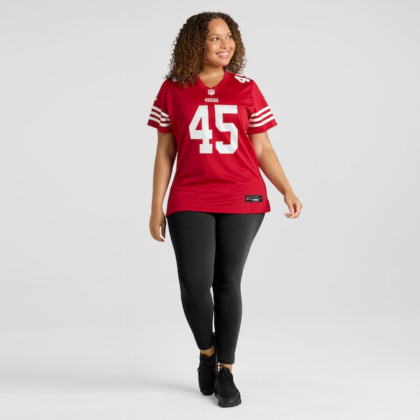 Demetrius Flannigan-Fowles San Francisco 49ers Nike Women's Game Jersey - Scarlet - Image 6