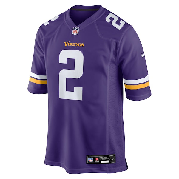 Isaiah Rodgers Minnesota Vikings Nike Team Game Jersey - Purple - Image 3