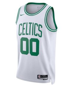 Alternative view of Boston Celtics Nike Unisex Swingman Custom Jersey White - Association Edition