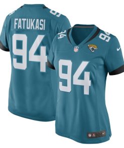 Folorunso Fatukasi Jacksonville Jaguars Nike Women's Game Player Jersey - Teal