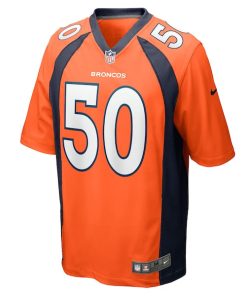 Alternative view of Jonas Griffith Denver Broncos Nike Game Jersey - Orange
